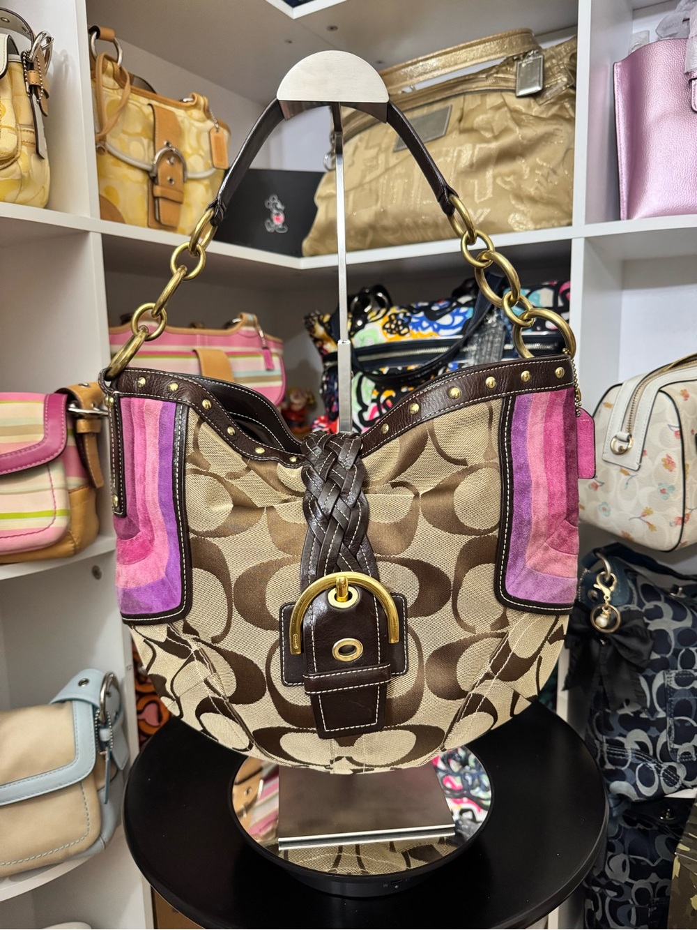 Coach Suede SoHo Hobo Bag